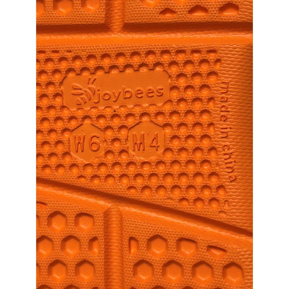 NWI Joybees Active Clog Game Day Orange Women’s 6 / Men’s 4 Lightweight EVA - Picture 10 of 12